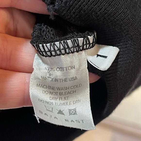 Baja East Graphic Print Crew Neck Sweater SZ S - Picture 4 of 6